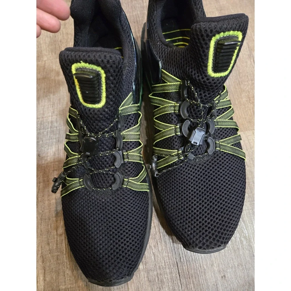 Nike Shox Gravity Mens Size 10 Running Shoes Black Gorge Green AR1999 003